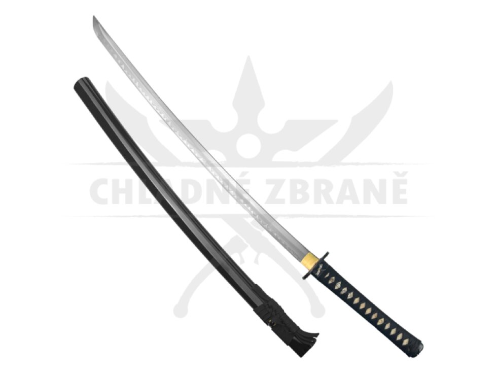 Japonská královská katana "AKITSUZAKI" s bohatým příslušenstvím