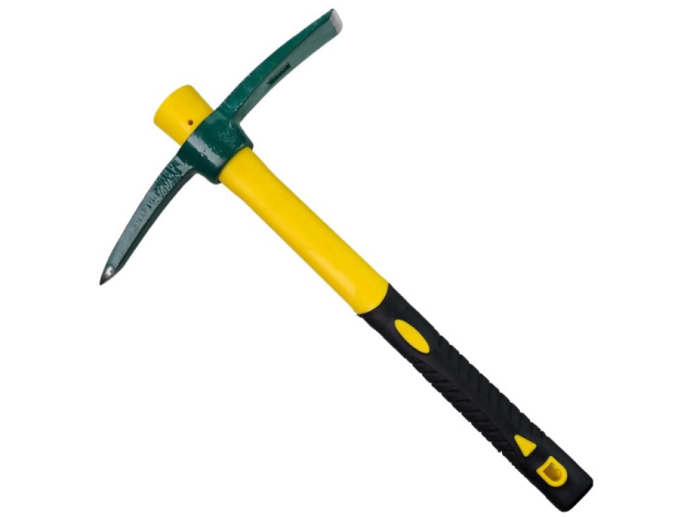 Malý přenosný krumpáč "YELLOW PICKAXE" 2 druhy