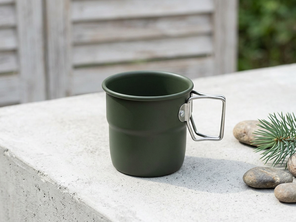 Malý hliníkový hrnek "ARMY MUG"