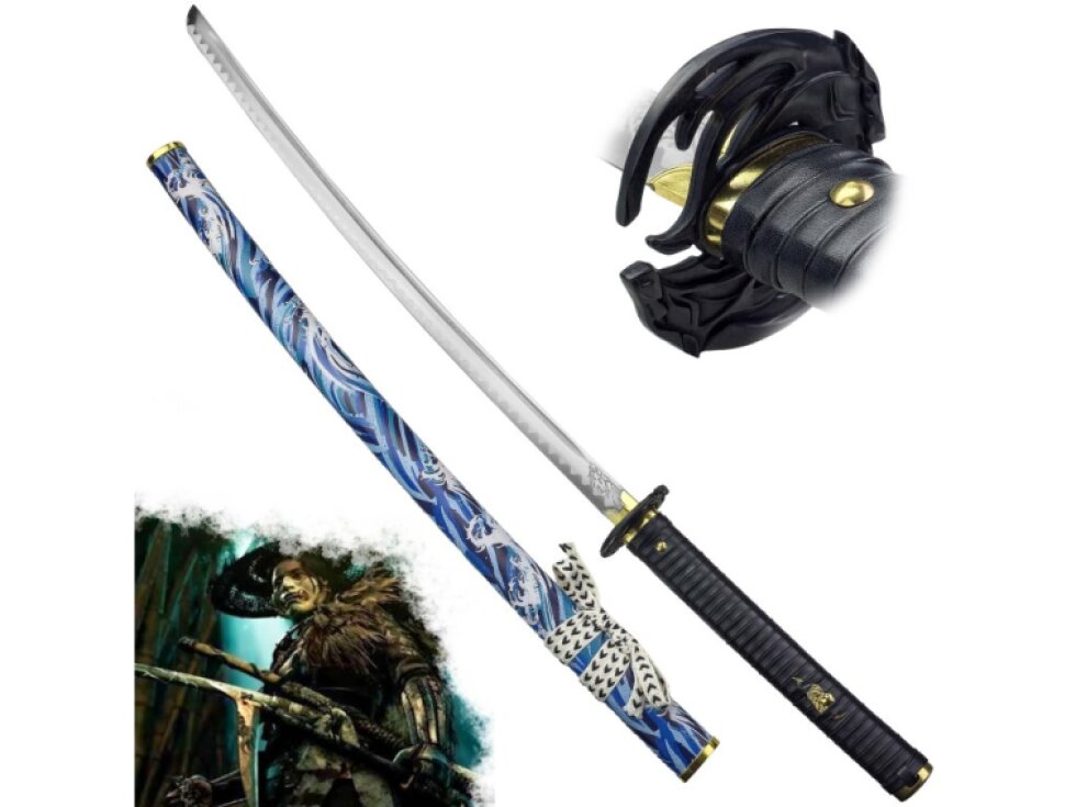 Ocelová katana "ARANAMI'S CLAW" - Ghost of Yotei