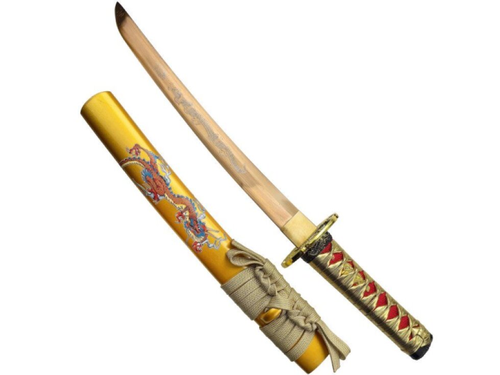 Zdobné ostré tanto "KINRYU"