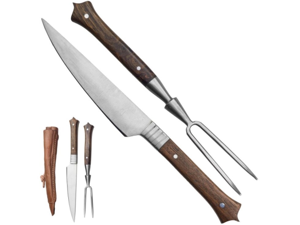 Příborová sada "WOODEN FEAST" s pouzdrem