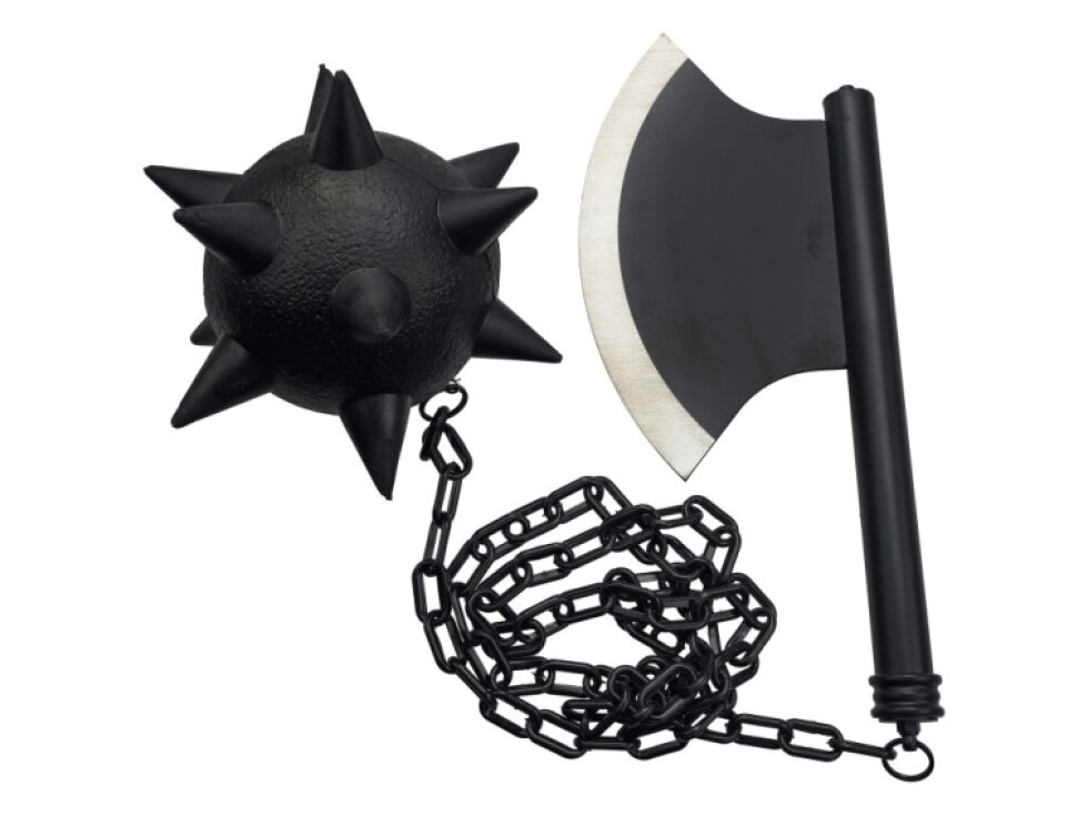 Nichirin sekera Gyomei Himejima "CHAINED FLAIL AND AXE" - Demon Slayer