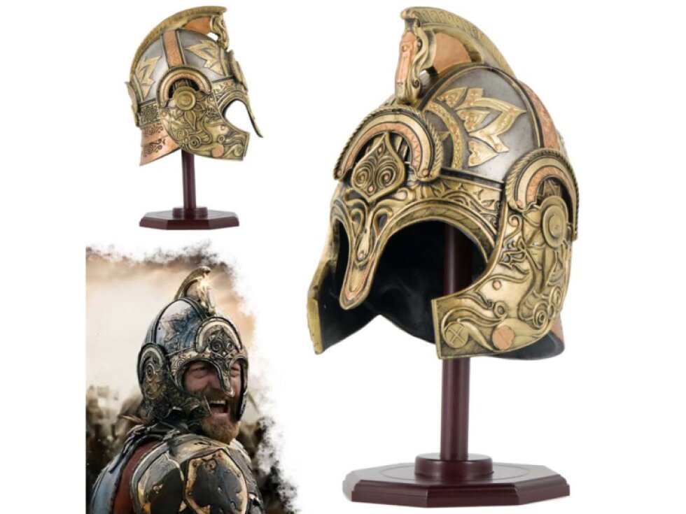 Helma krále Théodena "KING OF ROHAN" - Pán Prstenů