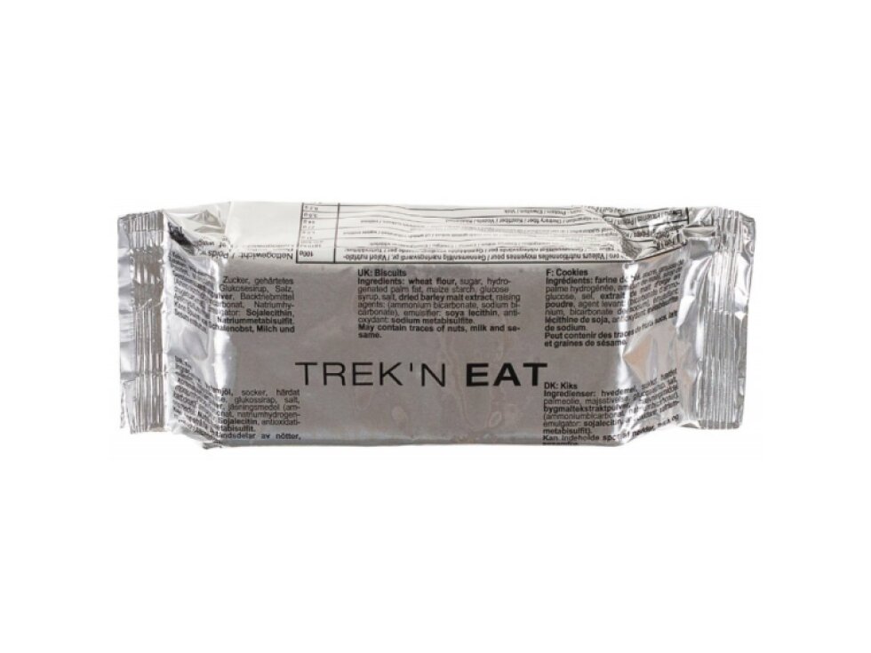 Vojenské sušenky "Trek'n Eat" pro přežití