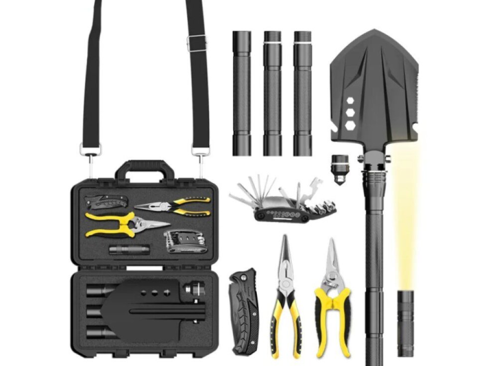 Multifunkční box s lopatkou "TASKFORCE KIT" 10v1