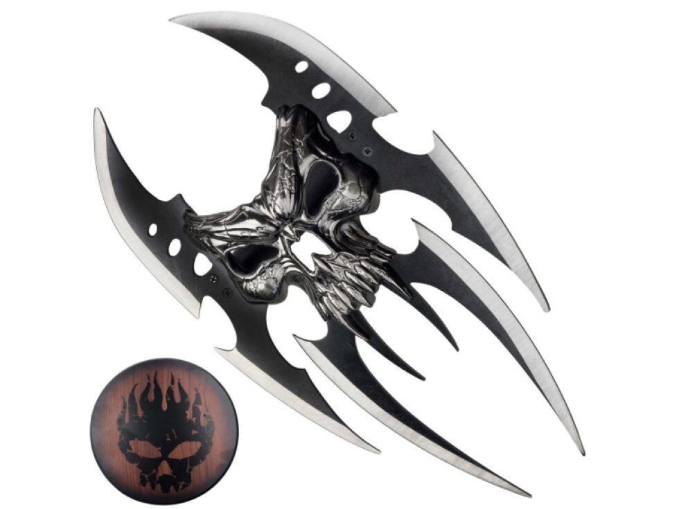 Fantasy čepel na ruku "DEATHCLAW" s plaketou