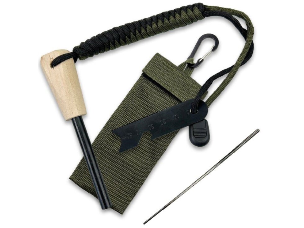Sada pro rozdělání ohně "FIRESTARTER GREEN"