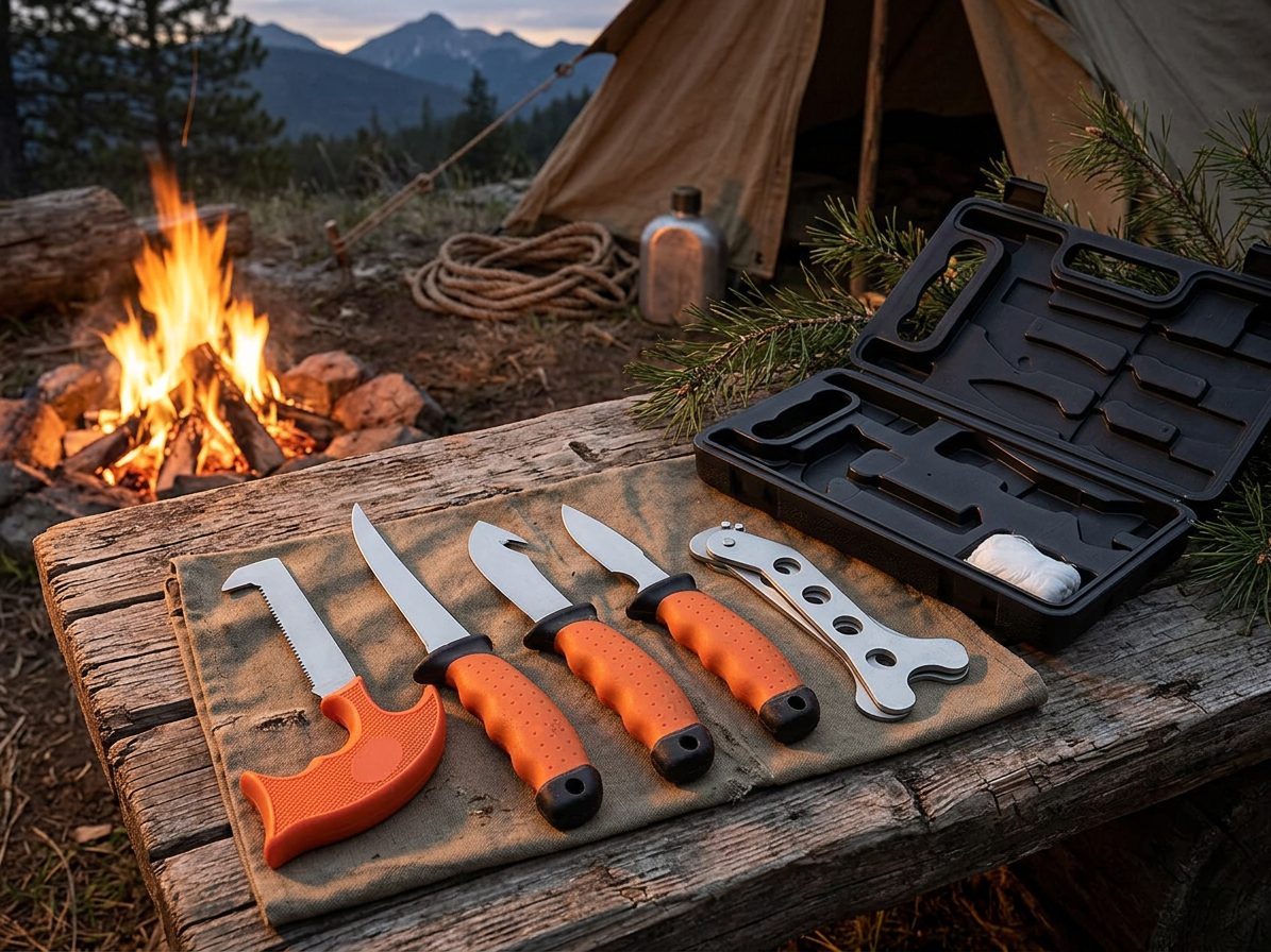 Lovecká sada na vyvrhování "HUNTER'S ARSENAL" s kufříkem