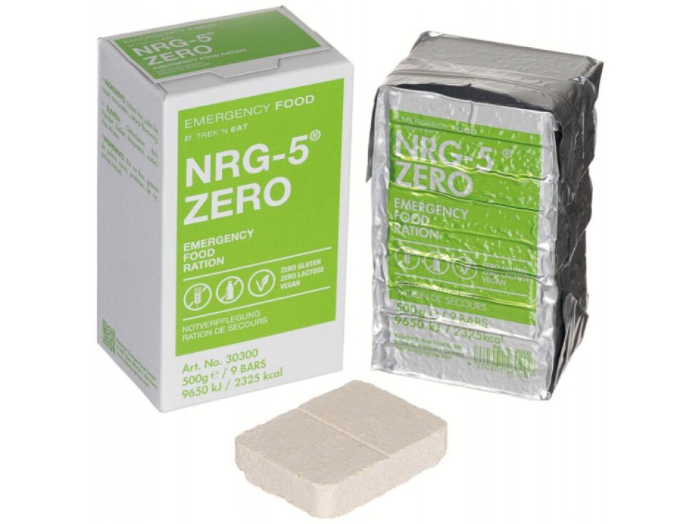 Nouzové jídlo "NRG-5 ZERO" pro přežití