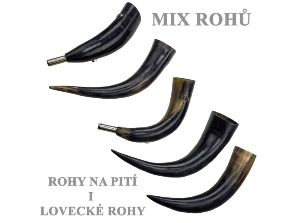 Náhodný roh na pití/lovecký "HORN MIX"