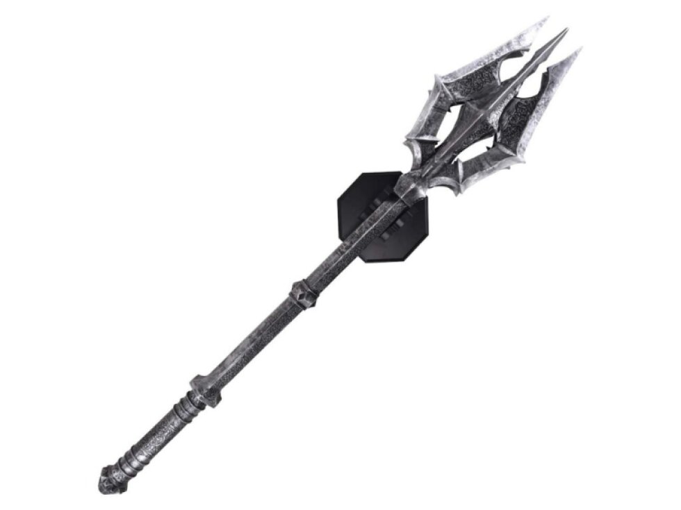 Masivní Sauronův palcát "THE MACE OF SAURON" s plaketou - Pán Prstenů