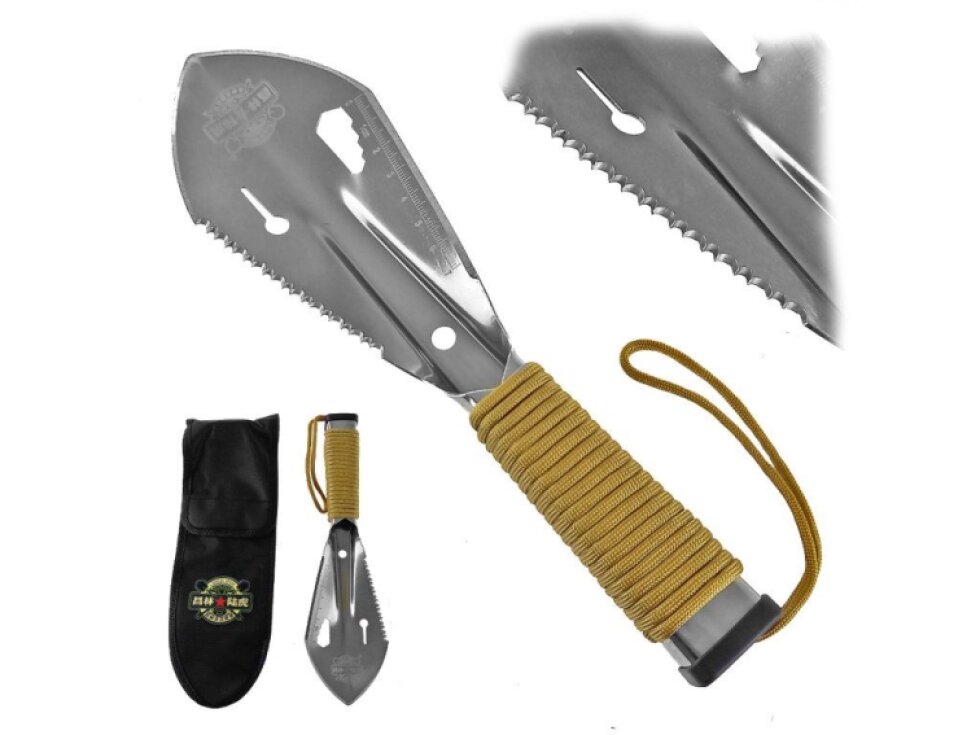 Outdoorová lopatka "ADVENTURE MATE" 9 funkcí!