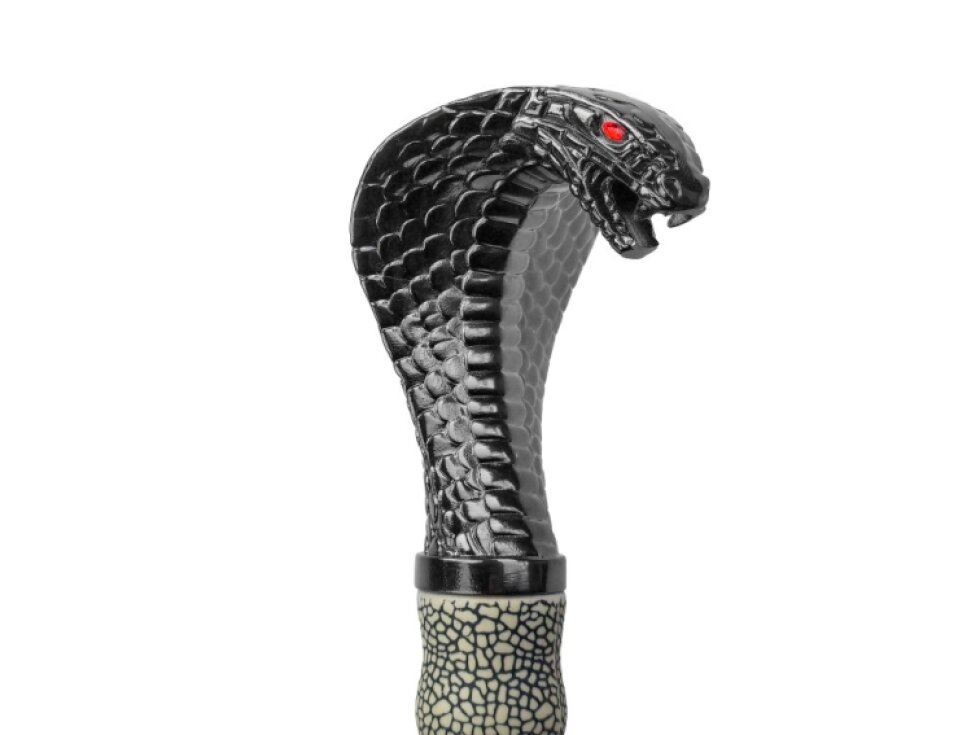 Vycházková hůl "COBRA CANE" se skrytou čepelí