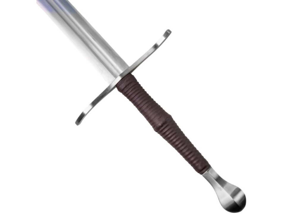 Luxusní ostrý středověký meč "IRON PALADIN" s dřevěnou pochvou - HQ!