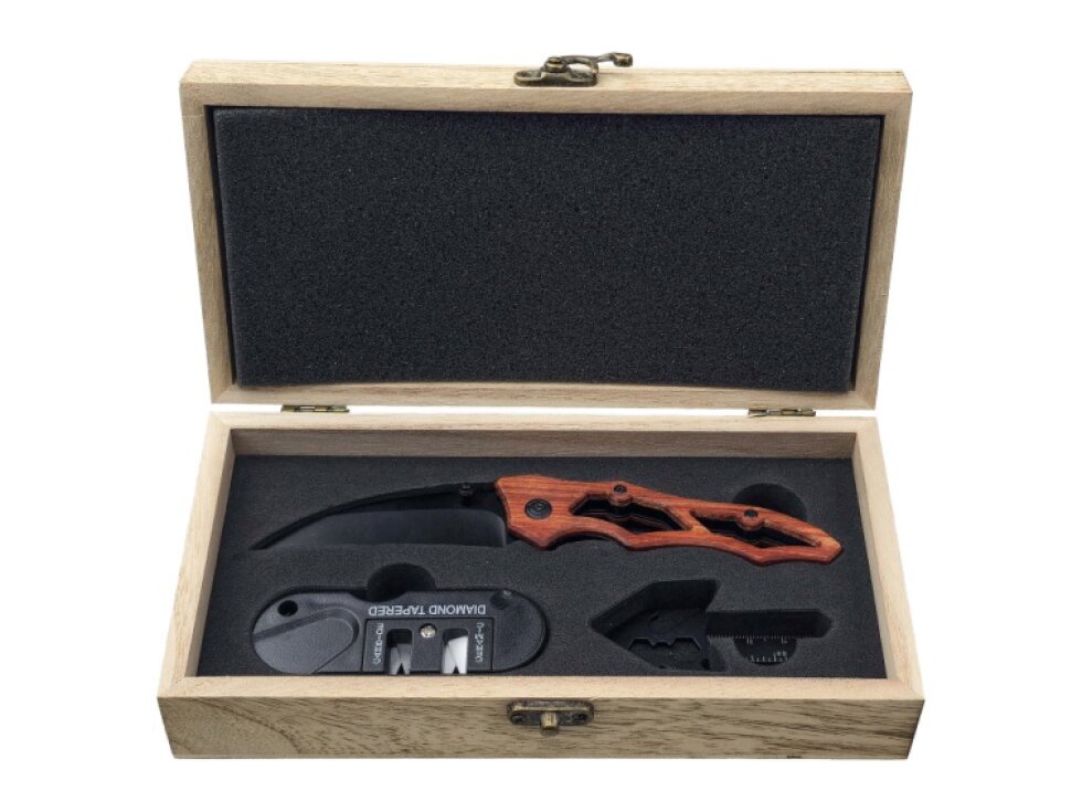 Dárková sada "HANDY GEAR" Nůž, brousek, multitool