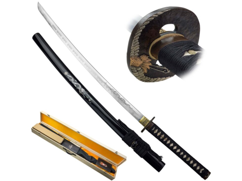Ostrá katana "HAYAKE" s výbavou