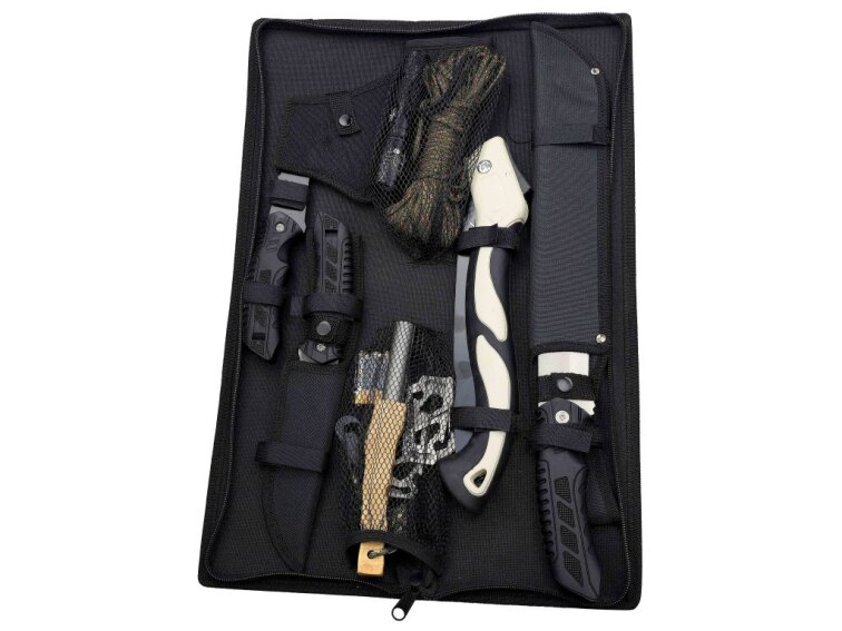 Outdoorová sada "SURVIVAL ESSENTIALS" s pouzdrem