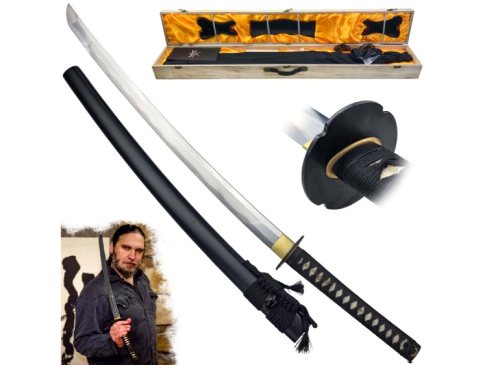 Mistrovská katana "REIWA MASAMUNE" Wootz - ve spolupráci s Jakubem Zemanem