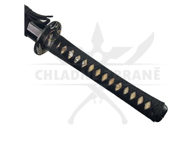 Japonská královská katana "AKITSUZAKI" s bohatým příslušenstvím