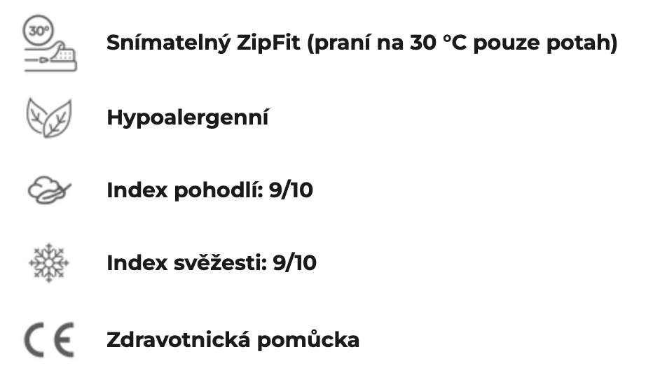 Hybridní matrace Dorelan Stylus