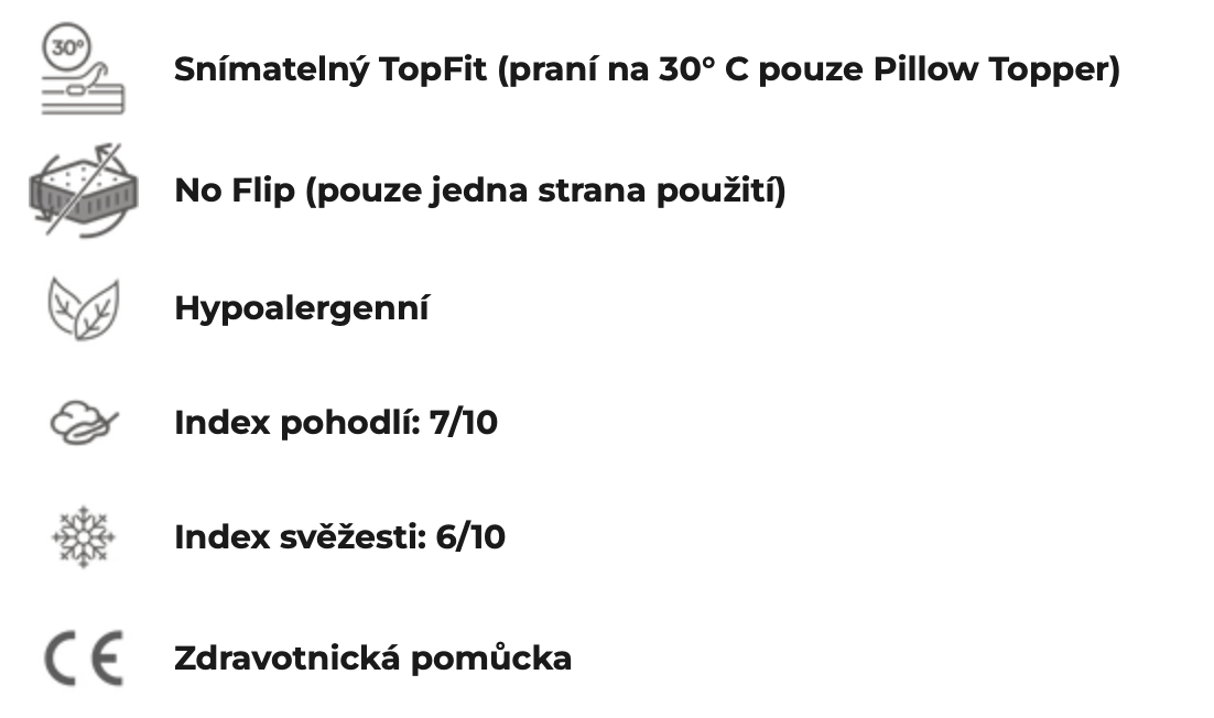Pěnová matrace Dorelan Mira