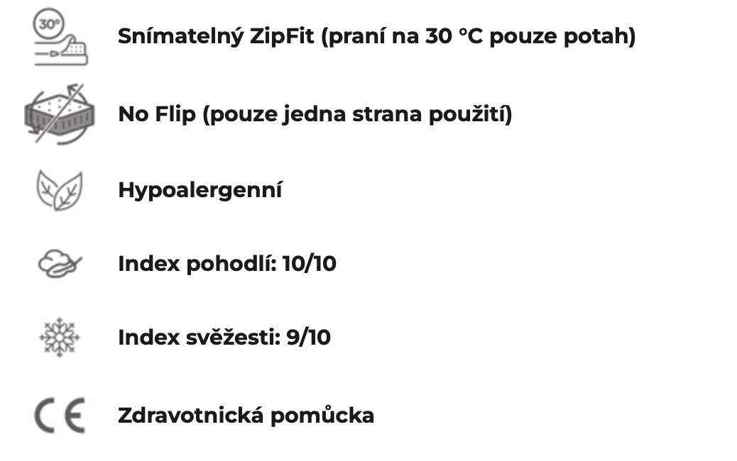 Hybridní matrace Dorelan Epic