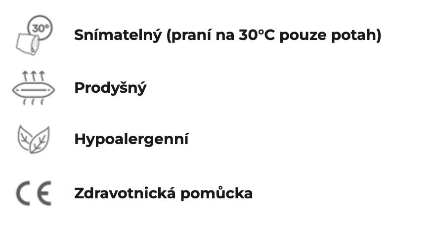 Zdravotní dětský polštář Dorelan ReEvolution