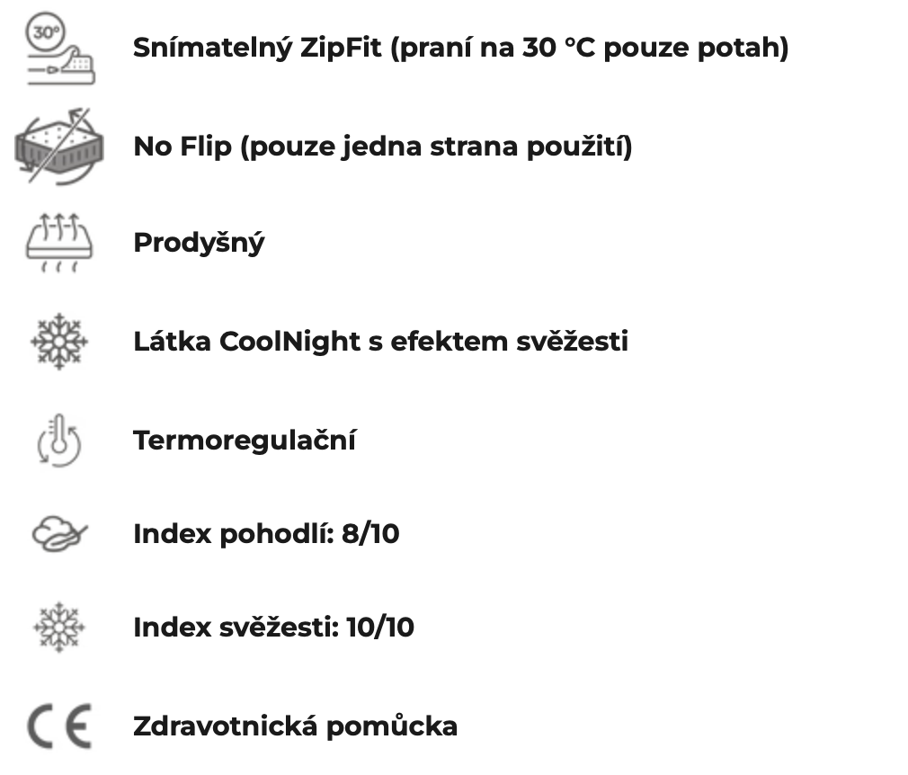 Hybridní matrace Dorelan ReActive