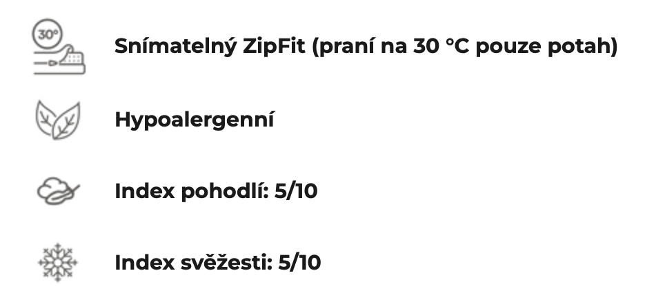 Pěnová matrace Dorelan Nuvola 2.3