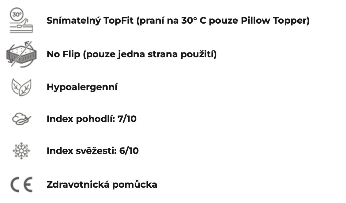 Pěnová matrace Dorelan Dedica