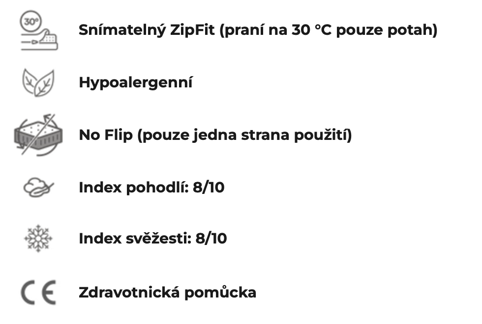 Hybridní matrace Dorelan Rising