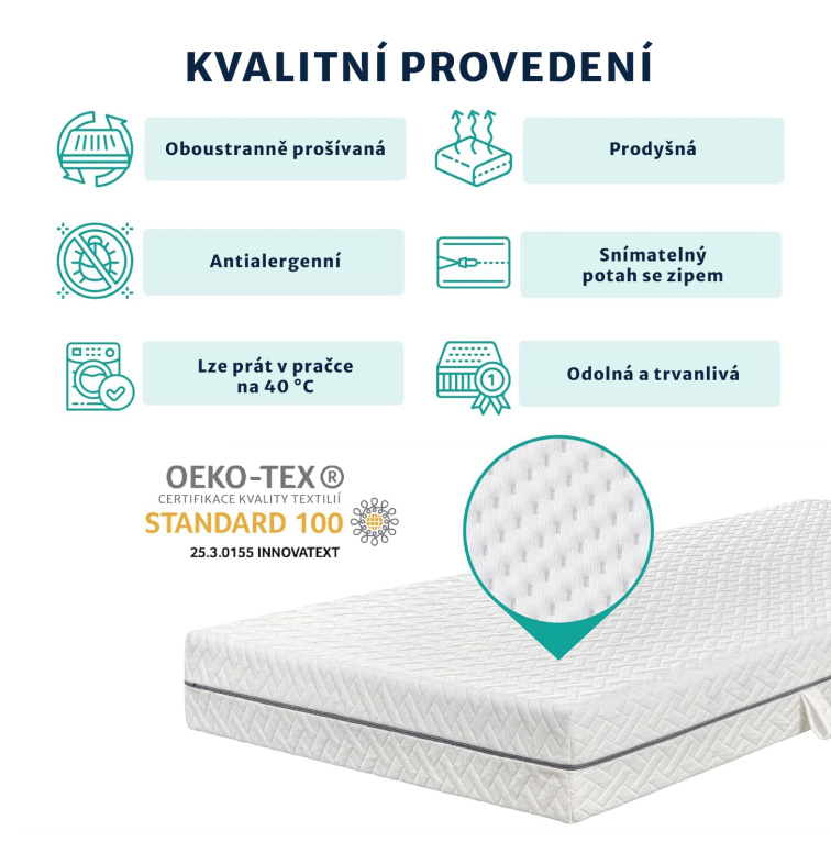 Měkká matrace Essence Sleep Easy Soft + polštář zdarma