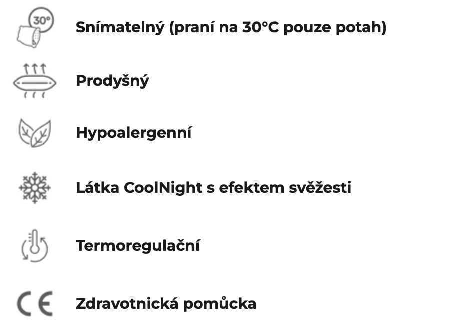 Zdravotní polštář Dorelan ReActive
