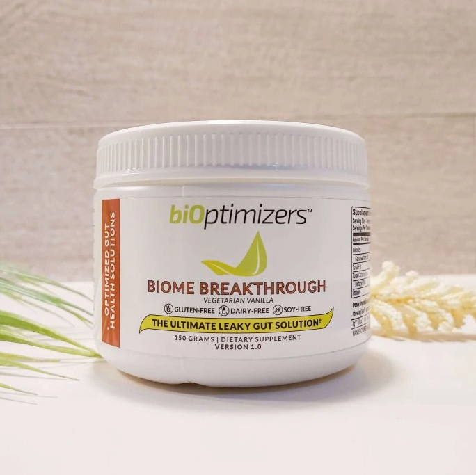 BiOptimizers Microbiome Breakthrough Vanilla - komplex pre zdravie čriev a rovnováhu mikrobiómu (150 g)