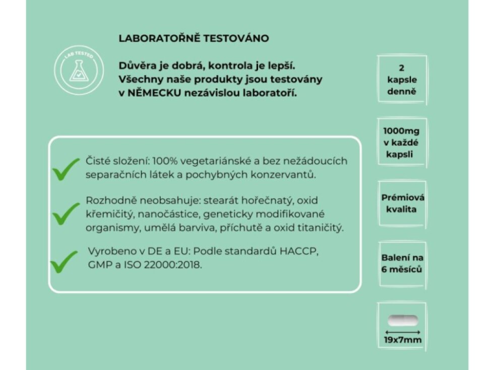 Vit4ever Glycin - 1000 mg, 365 kapslí