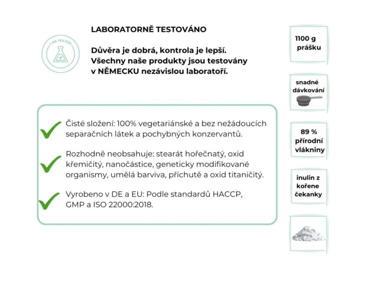 Vit4ever Prebio Inulin - Prebiotikum 1100 g