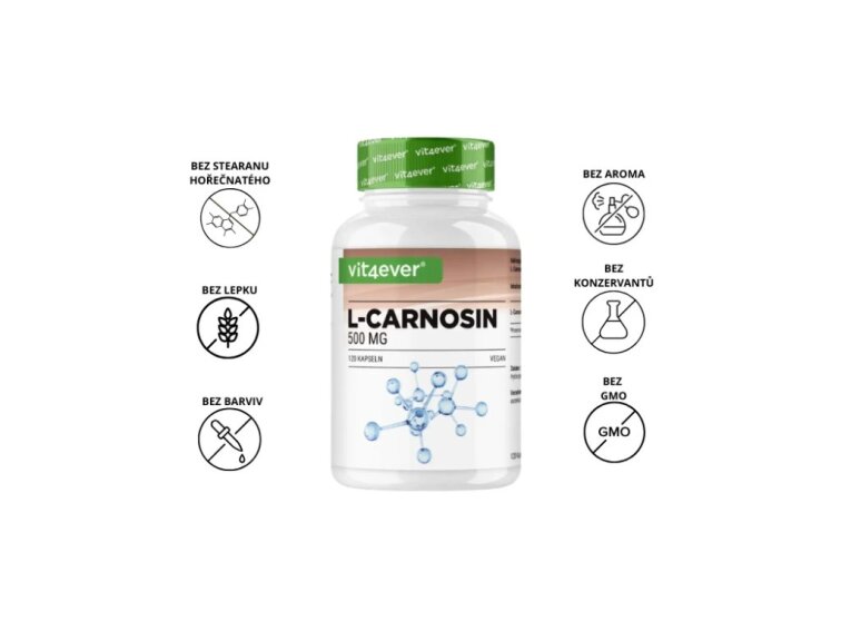 Vit4ever L-Carnosine, 120 kapslí