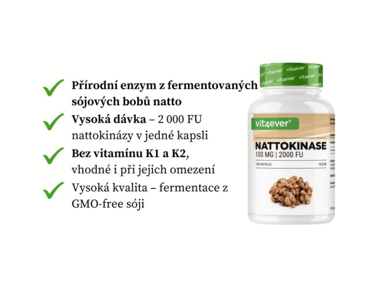 Vit4ever Nattokináza 2000 FU