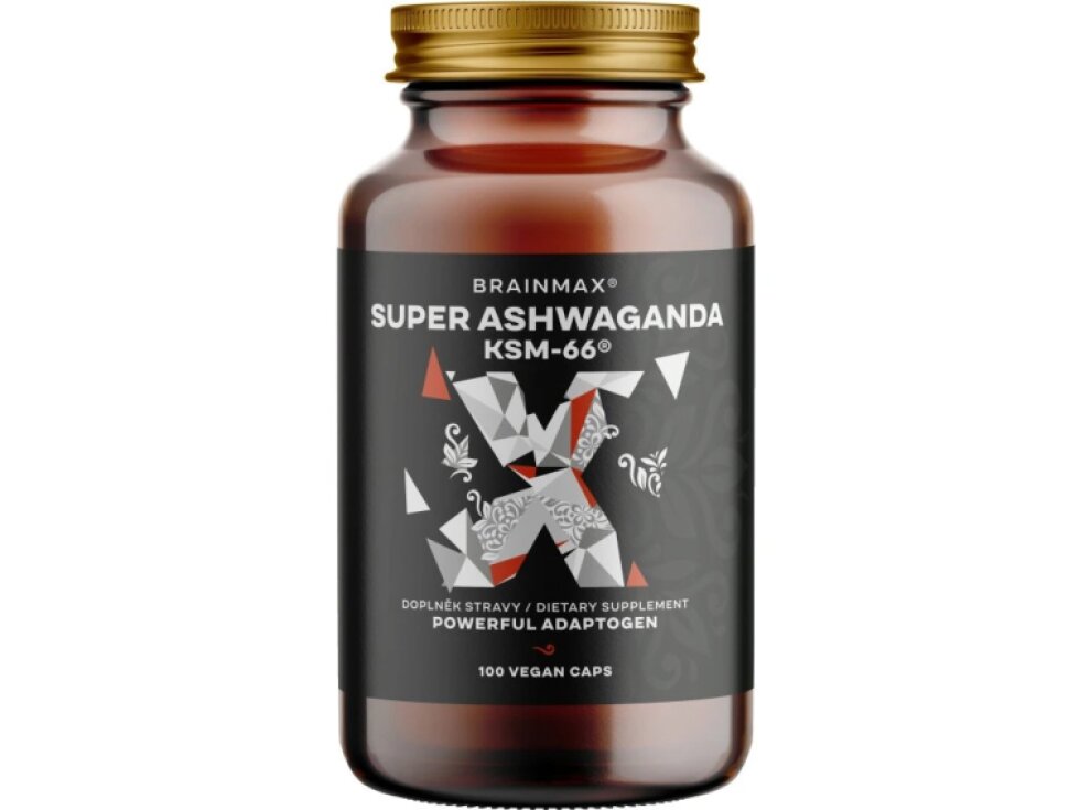 BrainMax Super Ashwagandha extrakt KSM-66®, Ašvaganda extrakt