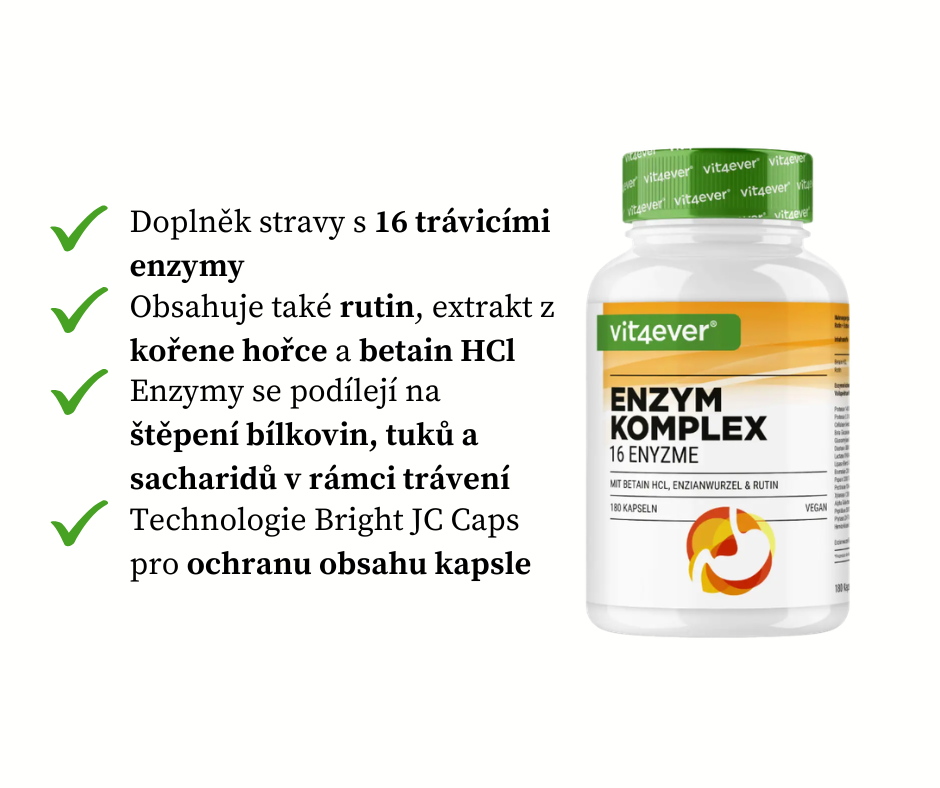 Vit4ever Enzyme Complex Intenso - 180 kapslí