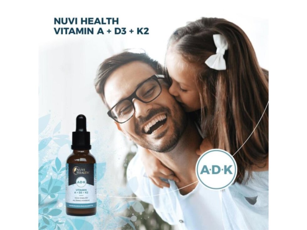 Nuvi Health Premium Vitamin Complex - K2VITAL®, Kapky vitaminu A + D3 + K2 - 50 ML