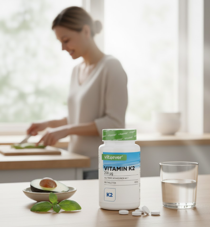 Vit4ever Vitamin K2 MK-7 100 mcg, Premium K2 od K2VITAL®, 365 kapslí