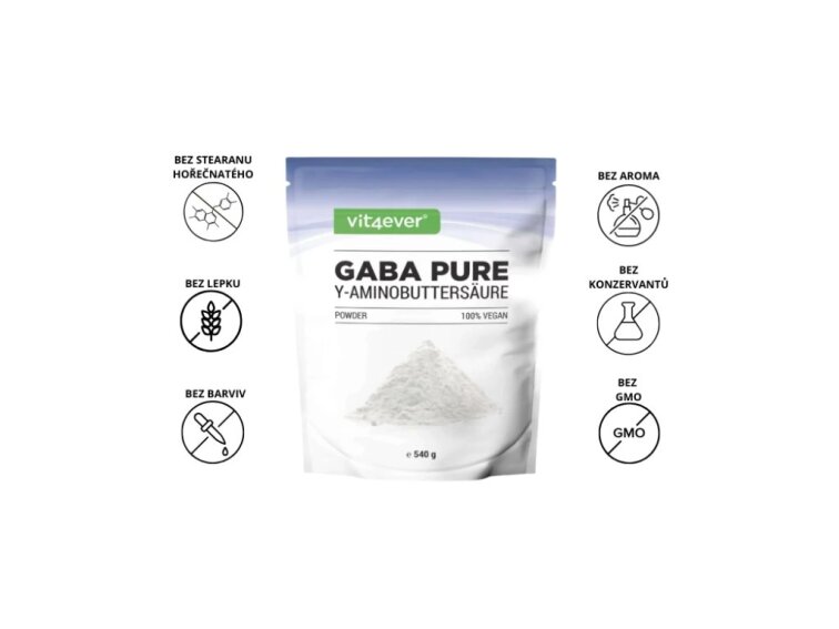 Vit4ever Gaba Pure, 100% kyselina gama - aminomáselná, 540 g