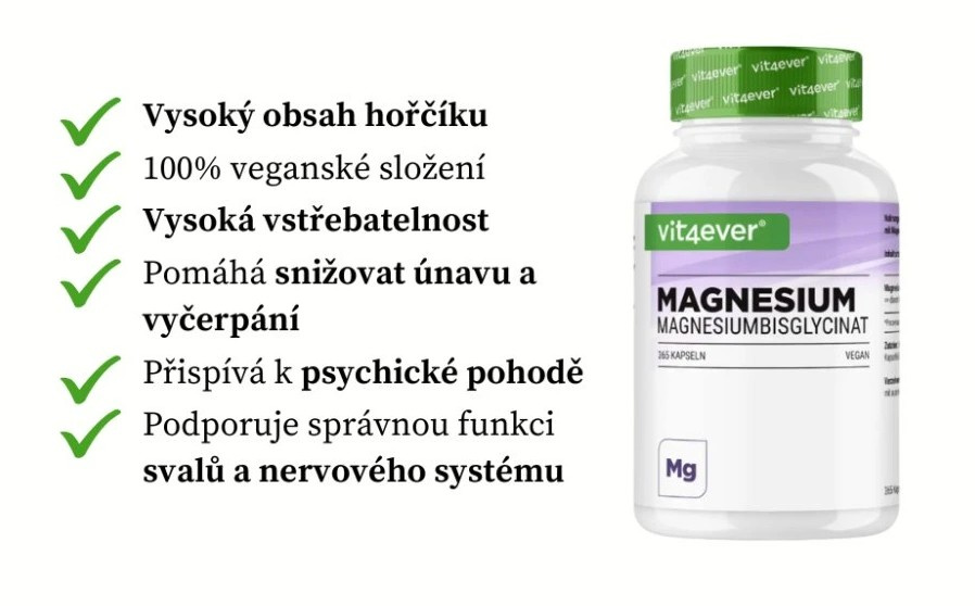 Vit4ever Magnesium Bisglycinat, 100 mg