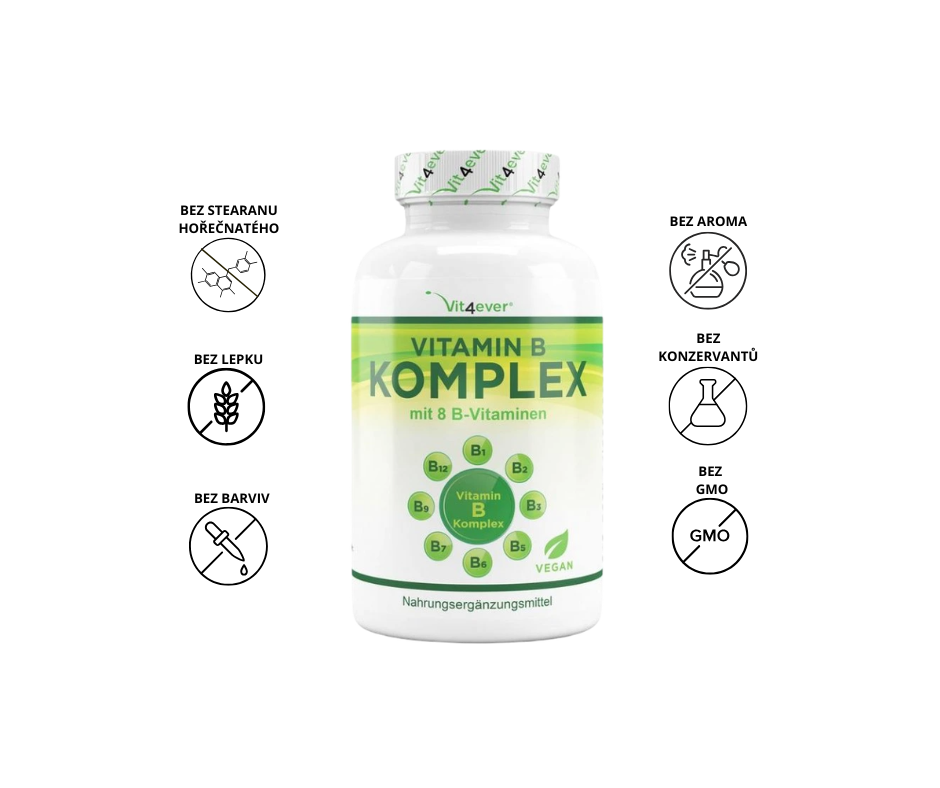 Vit4ever Vitamín B komplex, 365 tablet