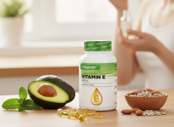 Vit4ever Vitamin E 400 IU - 365 gelových kapslí