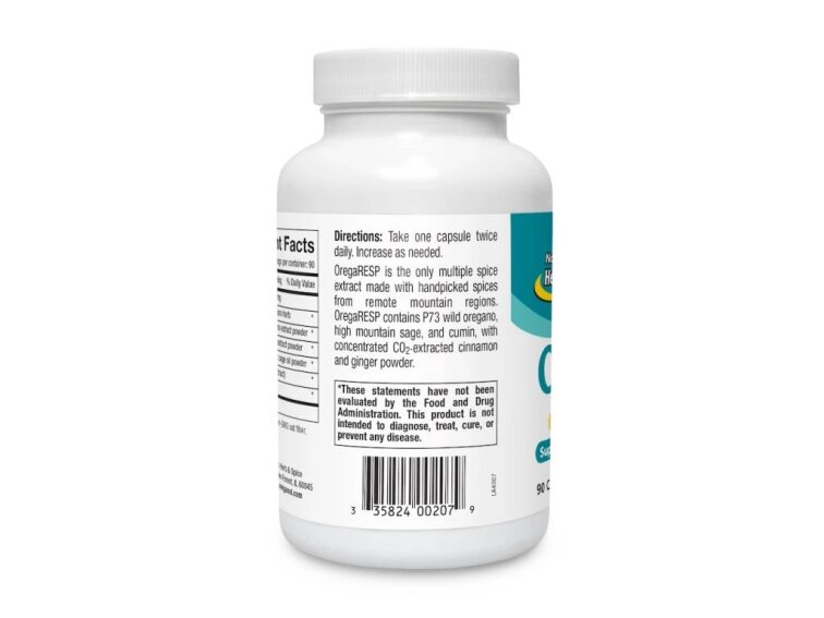 NORTH AMERICAN HERB & SPICE - OregaRESP 6v1, 90 kapslí