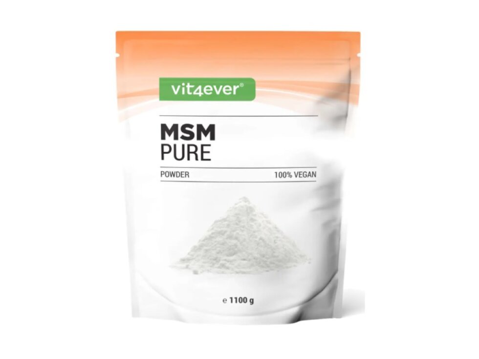 Vit4ever MSM prášek - 1100 g - 99,9% čistý krystalický MSM