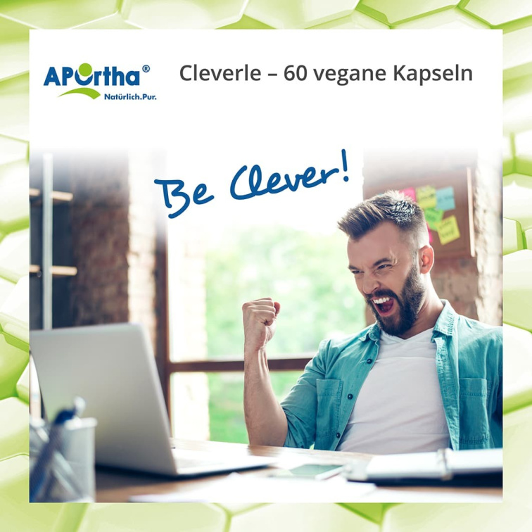 Aportha Cleverle, Rostlinné Nootropikum, 60 veganských kapslí